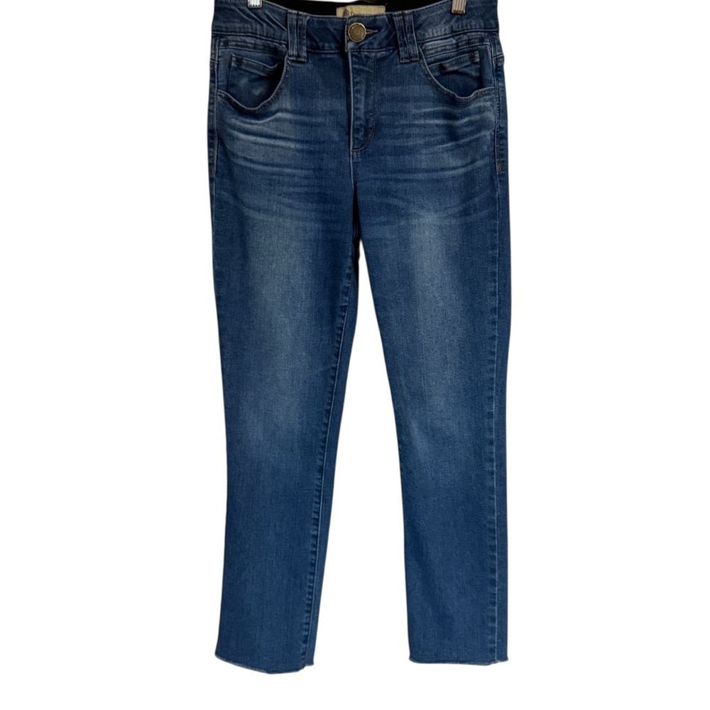 Democracy AB Technology Stretch Jeans Frayed Hem BN216RJNG Women’s Size 4